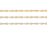 Gold Filled 2.2mm Hammered Rolo Chain RIVA Precision 