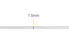 Sterling Silver 1.55mm Herringbone Chain RIVA Precision 