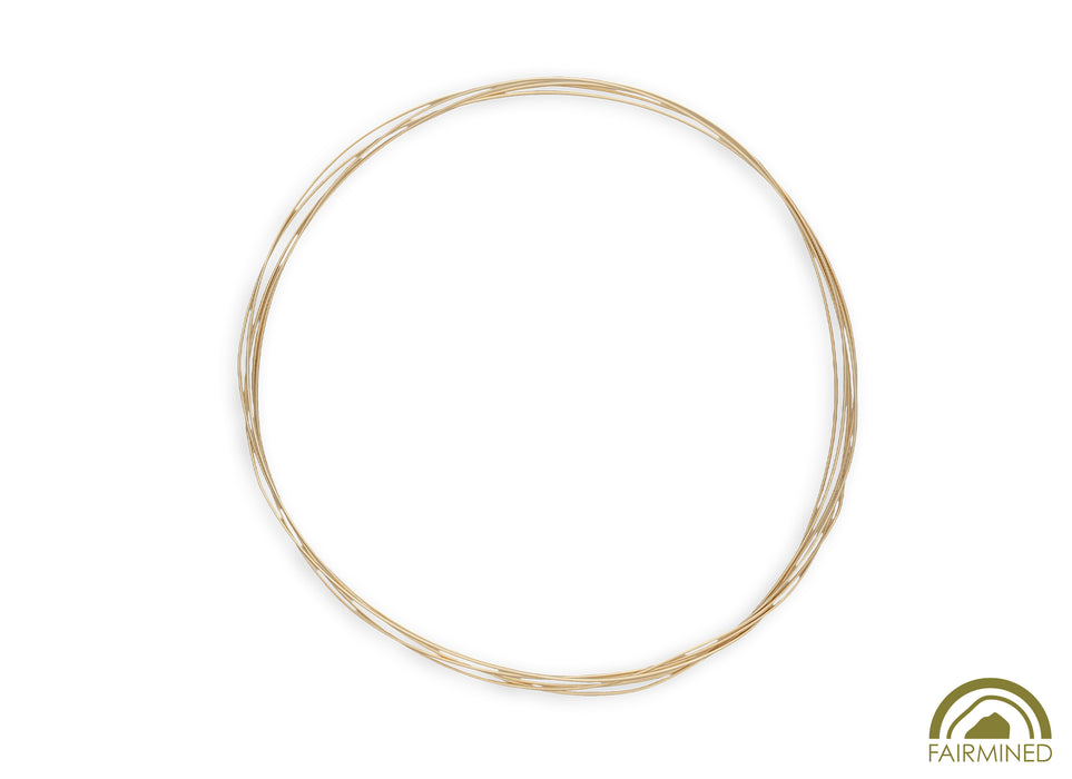 Round Wire in Fairmined Yellow Gold