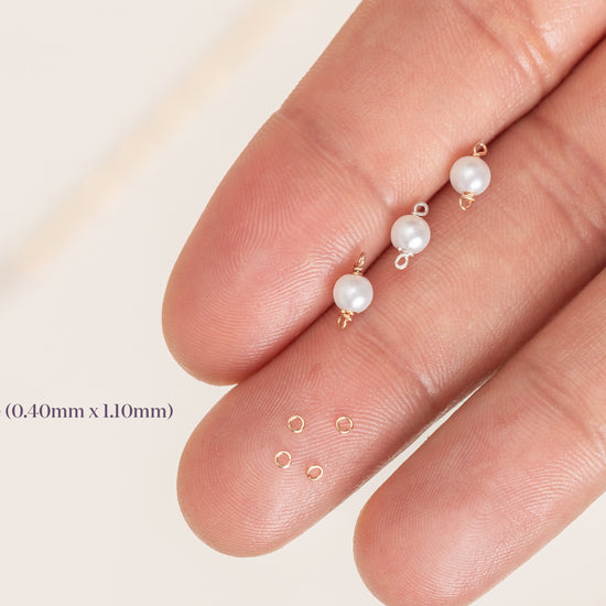 Round 14K gold-filled Jump rings wholesale jewelry findings 