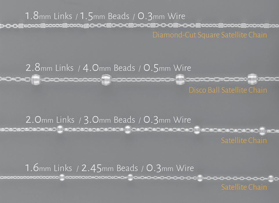 Satellite Chain By the Inch