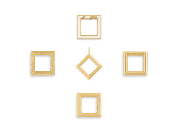 Princess-Shaped or Square Invisible Clasp