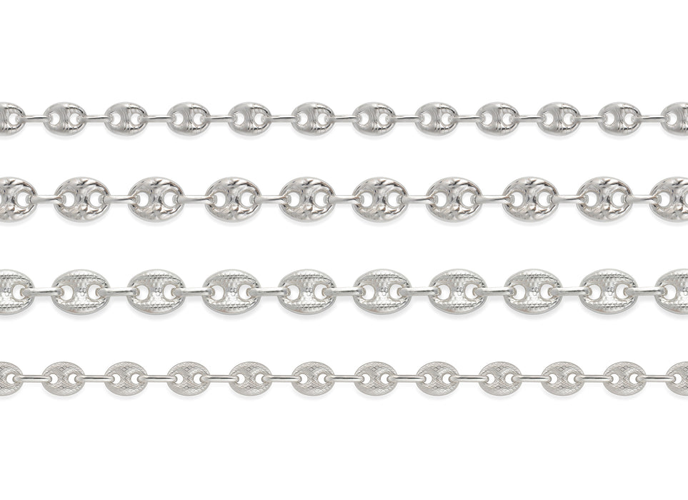 Textured Mariner Chain by the Inch
