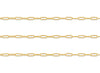 1.50mm Flat-Wire Paper Clip Chain By the Inch