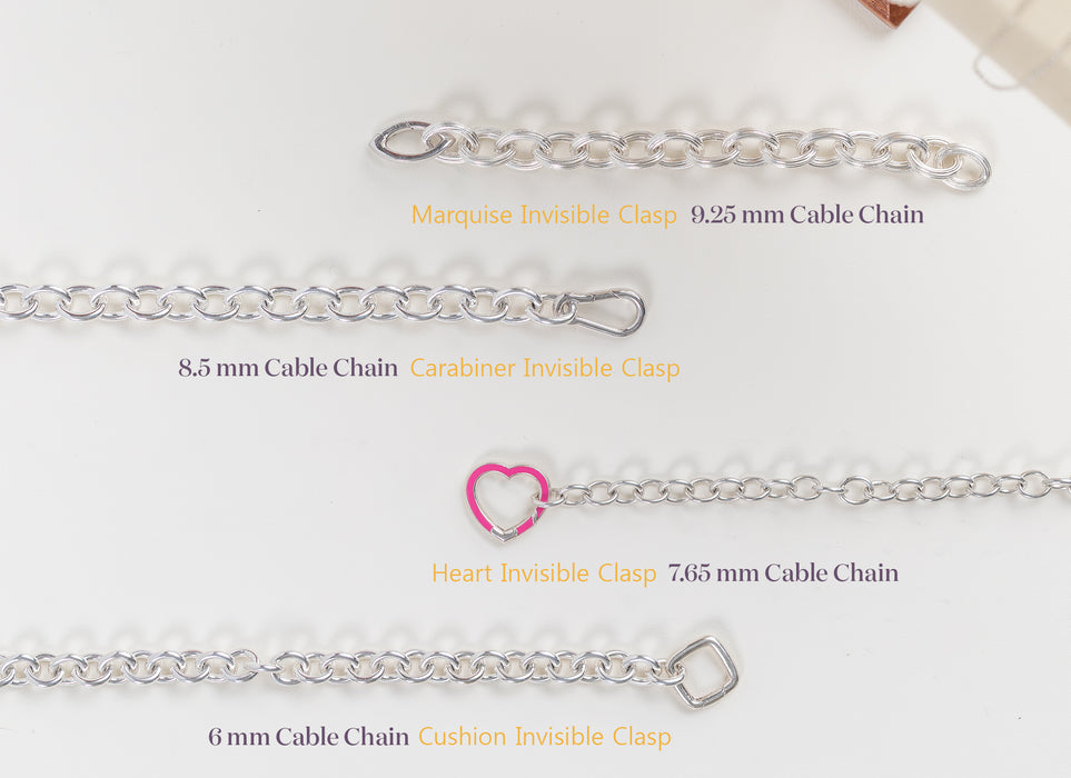 8.5mm Cable Chain By the Inch