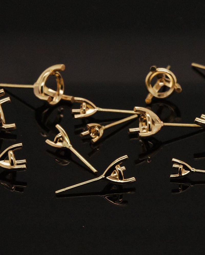 Fairmined Gold Stud Earrings