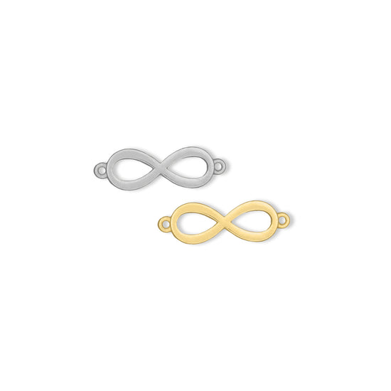 Infinity Connector Infinity Jewelry Connector
Infinity Link Charm
Infinity Symbol Connector 14K Yellow Gold, 14K White Gold, Sterling Silver, Vermeil permanent jewelry