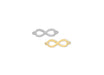 Infinity Connector Infinity Jewelry Connector
Infinity Link Charm
Infinity Symbol Connector 14K Yellow Gold, 14K White Gold, Sterling Silver, Vermeil permanent jewelry