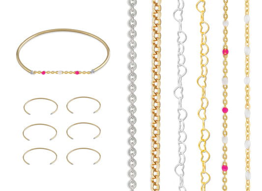 The Summer Permanent Cuff & Chain Pack