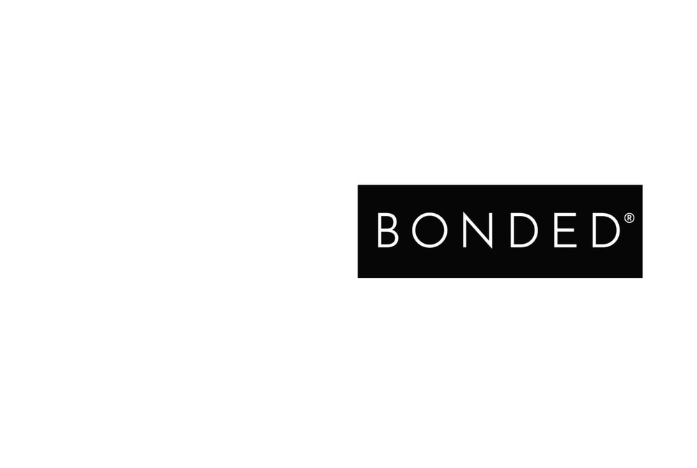 Bonded black and white logo