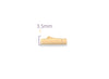 Illustration of a 3.5mm connector on a white background