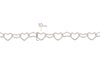 10mm Heart Chain By the Inch