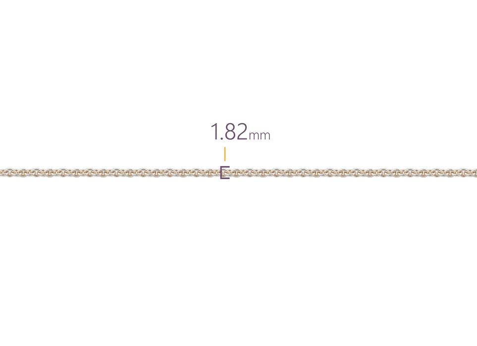 1.82mm Cable Chain By the Inch