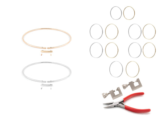 Permanent Bangle Starter Pack – Mixed Metal