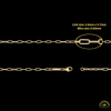2.6mm Round-Wire Paper Clip Chain in Fairmined Gold