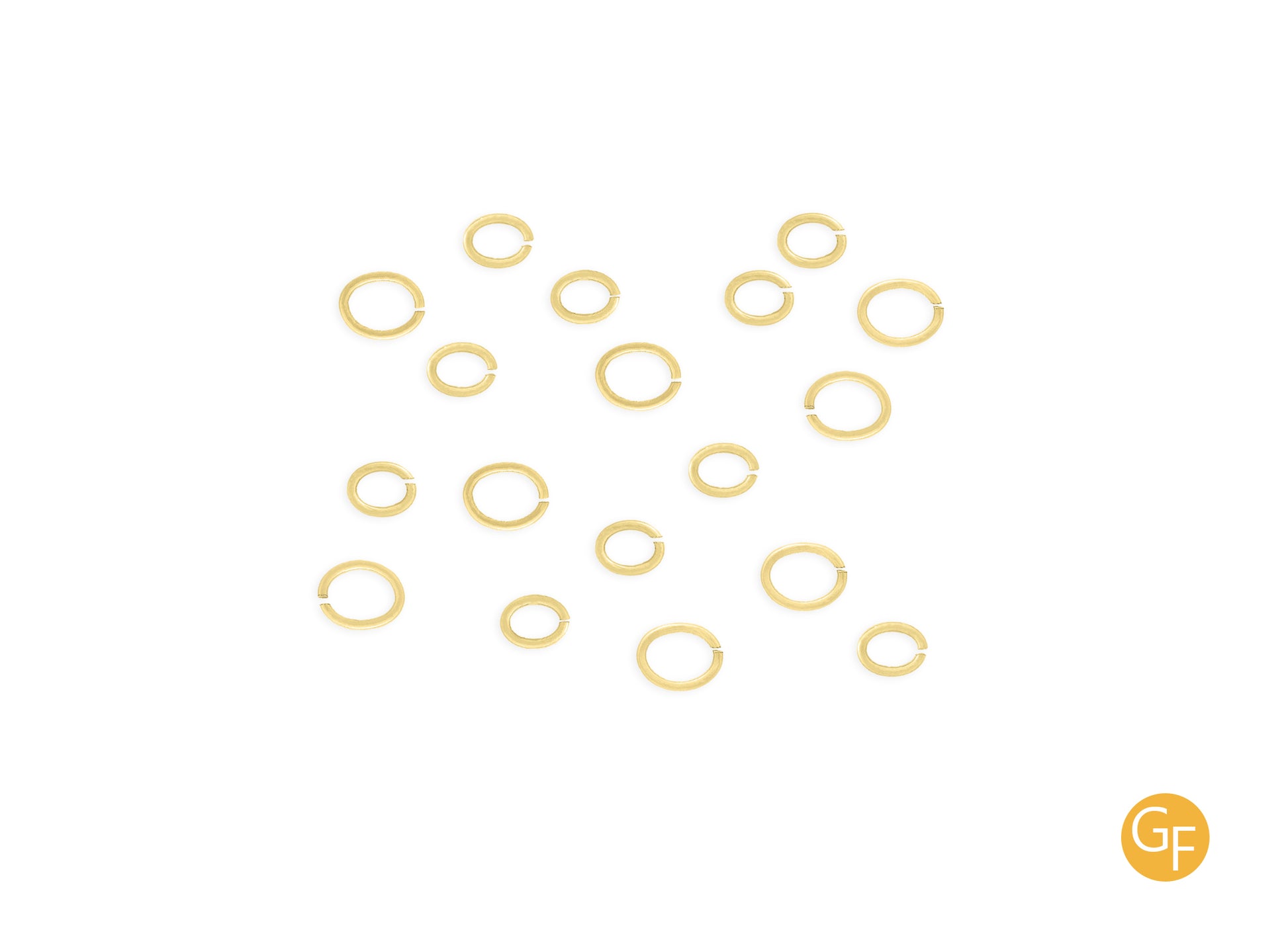 Gold-filled jump rings for jewelry making 