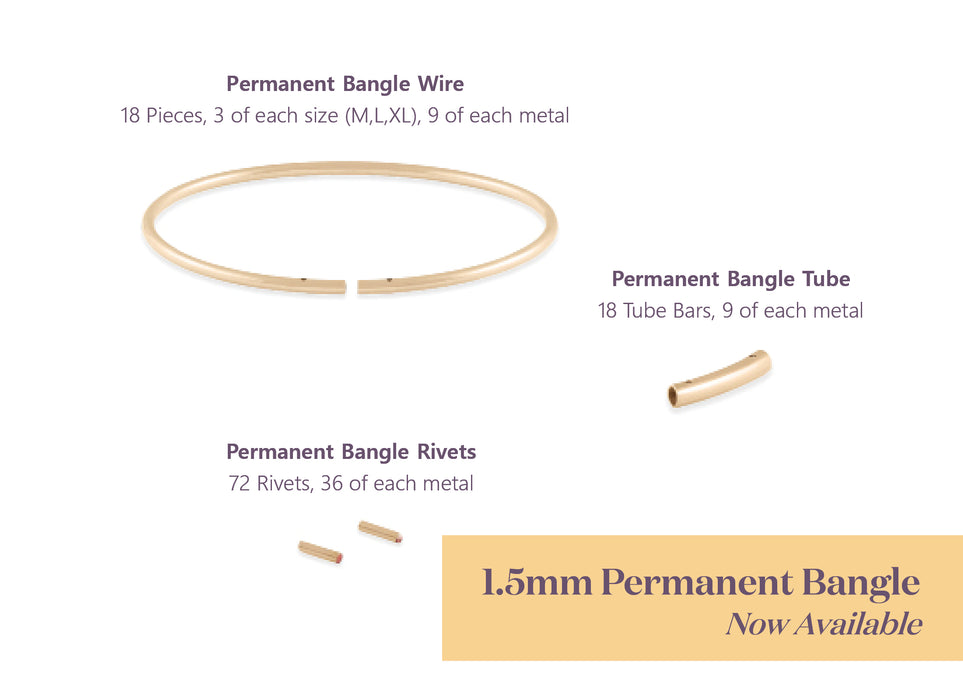 Permanent Bangle Mixed Metal Starter Pack