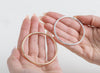 Oval Permanent Bangle Wire