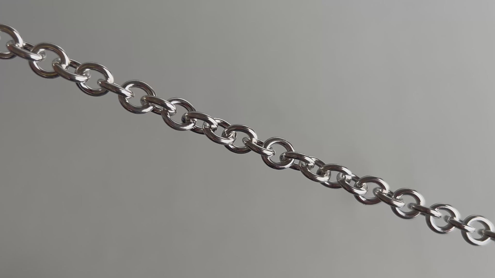 Sterling Silver 7.65mm Cable Chain RIVA Precision 