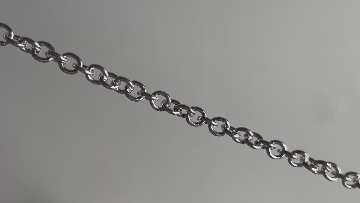 Sterling Silver 6.06mm Cable Chain  RIVA Precision 