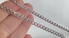 Sterling Silver 4.8mm Curb Chain  RIVA Precision