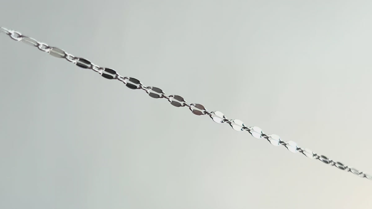 Sterling Silver 6mm Hammered cable Chain RIVA Precision 