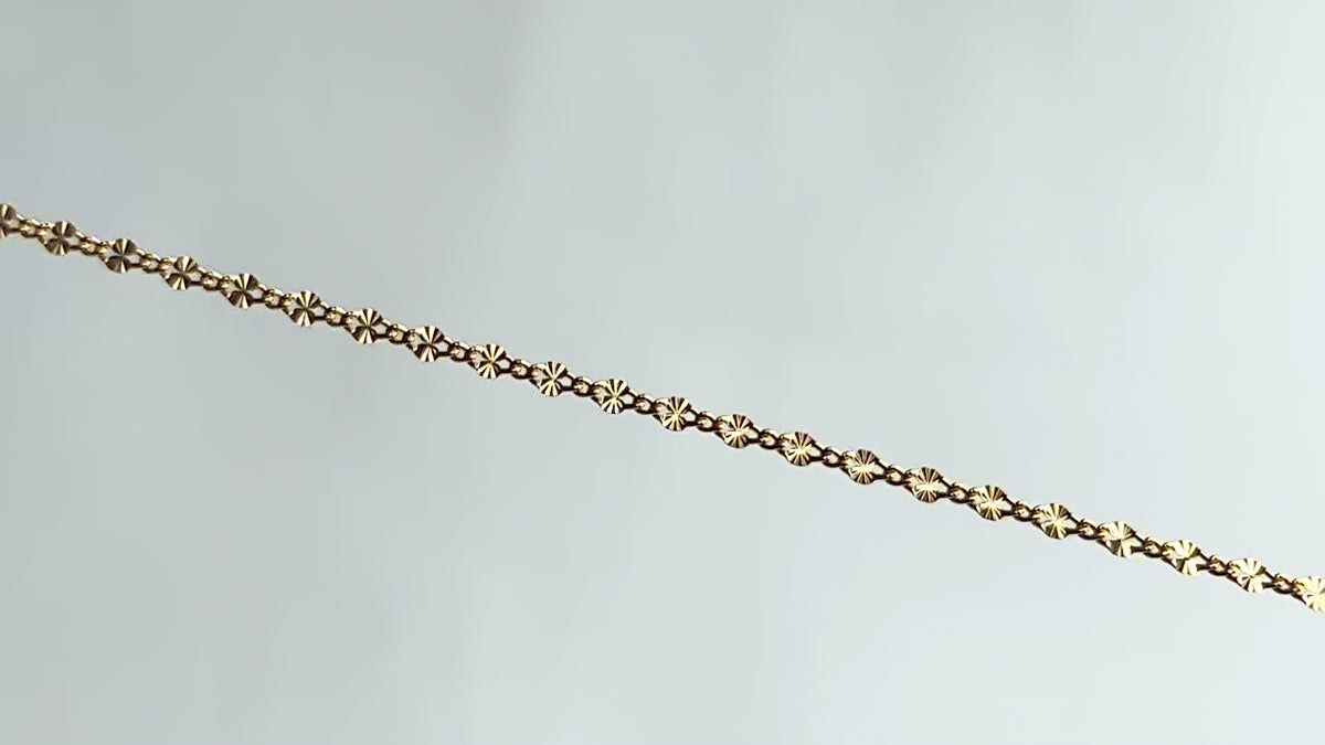 Gold Filled 1.97mm Mixed-Link Chain RIVA Precision 