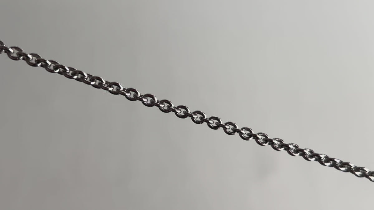 Sterling Silver 3.6mm Cable Chain RIVA Precision