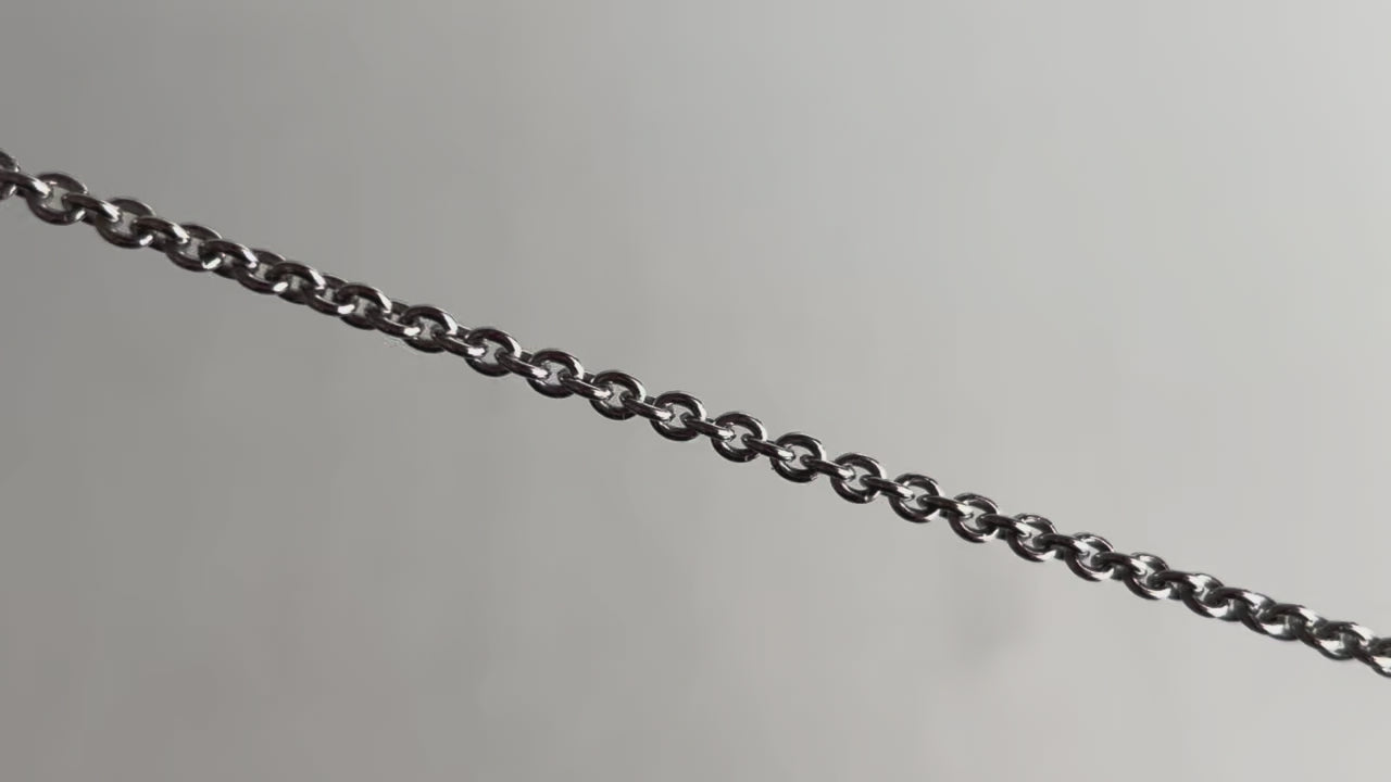 Sterling Silver 3.6mm Cable Chain RIVA Precision