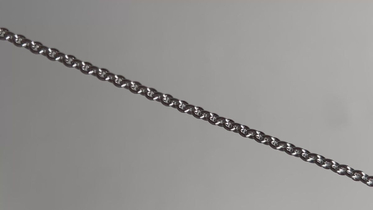 Sterling Silver 3.27mm Cable Chain RIVA Precision 