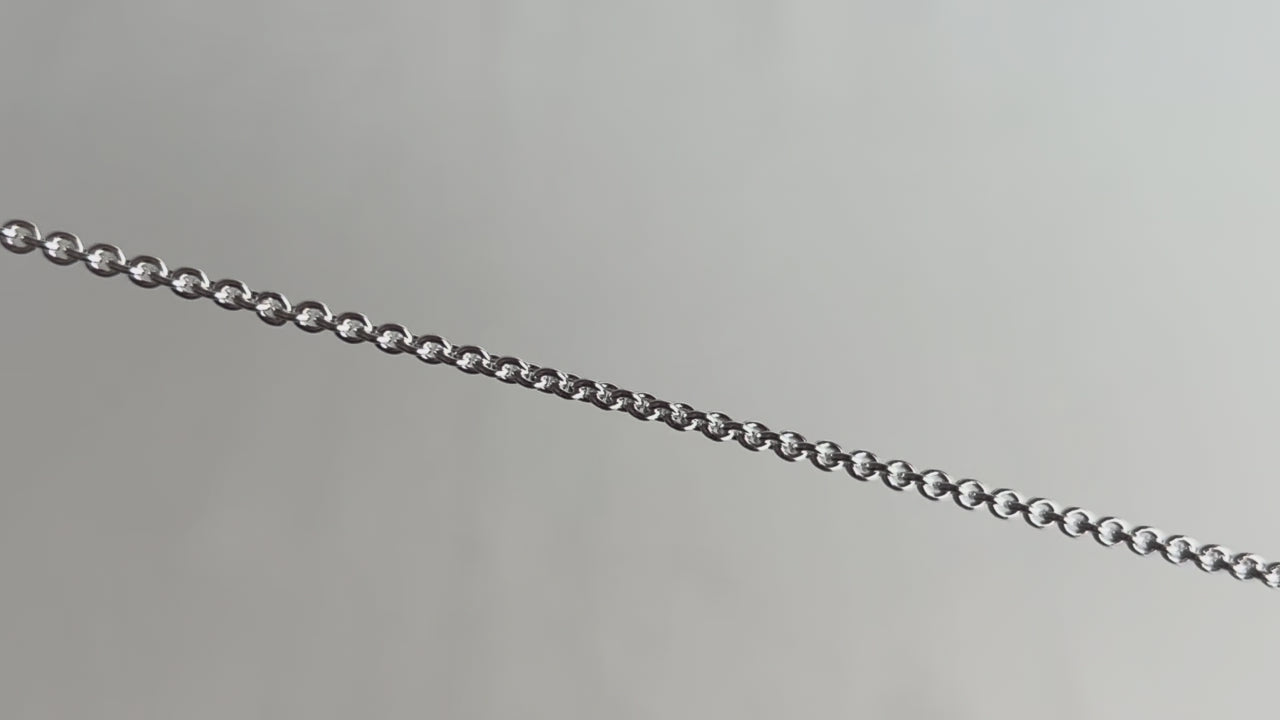 Sterling Silver 2.9mm Sterling Silver Cable Chain RIVA Precision 