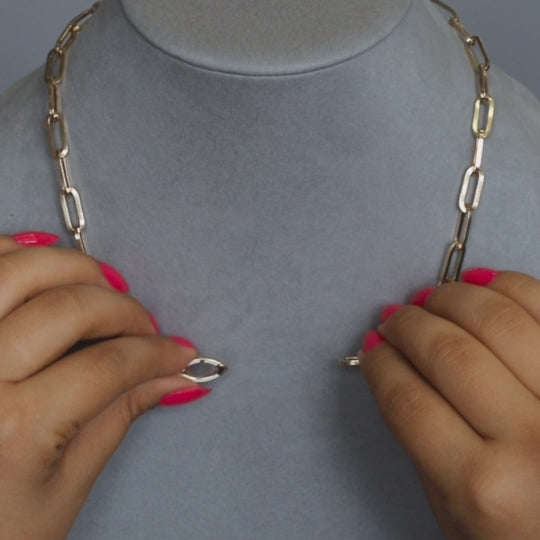 Demo video of how to use RIVA Precision's Marquise Shaped Invisible Clasp