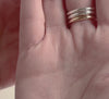 Round and Domed Wire Permanent Cuff Rings