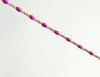 Gold Filled Enamel 1.97mm Pink Enamel Mixed-Link Chain RIVA Precision