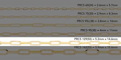 5.2mm Flat Paper Clip Chain