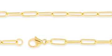 2.9mm Rounded Paper Clip Chain Riva Precision