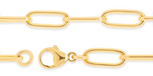 5.9mm Rounded Paper Clip Chain