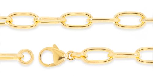 6.2mm Rounded Paper Clip Chain