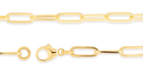 4mm Flat Paper Clip Chain