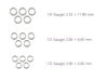 10-15 Gauge Sterling Silver Round Jump Rings