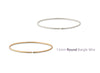 Round Permanent Bangle Riva Precision  
